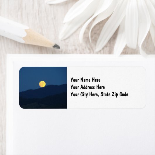 Full Moon Address Name Labelsカスタム ラベル (インサイチュ)