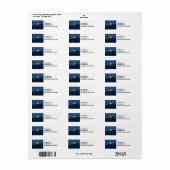 Full Moon Address Name Labelsカスタム ラベル (フルシート)