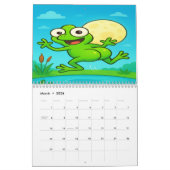Full Moon Animals 2026 Funny Wall Calendar カレンダー (3月 2026)