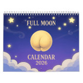 Full Moon Animals 2026 Funny Wall Calendar カレンダー (カバー)