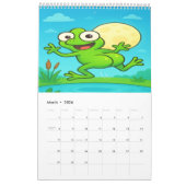 Full Moon Animals 2026 Funny Wall Calendar カレンダー (3月 2026)