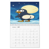 Full Moon Animals 2026 Funny Wall Calendar カレンダー (1月 2027)