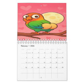 Full Moon Animals 2026 Funny Wall Calendar カレンダー (2月 2026)