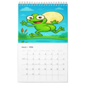 Full Moon Animals 2026 Funny Wall Calendar カレンダー (3月 2026)