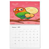 Full Moon Animals 2026 Funny Wall Calendar カレンダー (2月 2027)