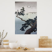 Full Moon at明石ビーチby土屋光一 ポスター (キッチン)