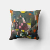 Full Moon by Paul Klee抽象芸術・アート クッション (裏面)