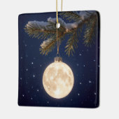 Full Moon Christmas Ornament セラミックオーナメント (左)