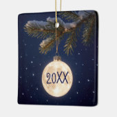 Full Moon Christmas Ornament セラミックオーナメント (左)