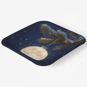 Full Moon Christmas Ornament ペーパープレート (傾斜あり)