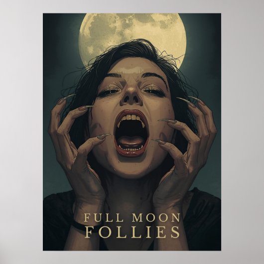 Full Moon Follies | ハロウィン ポスター (正面)