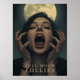 Full Moon Follies | Halloween ポスター