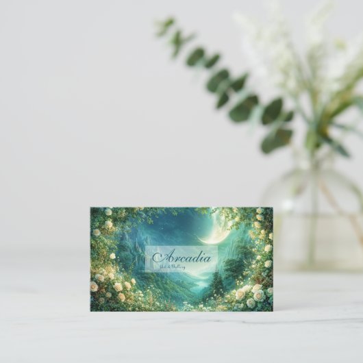 Full Moon Garden and Starry Green Mountain Valley 名刺 (スタンド正面)