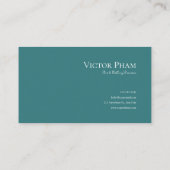 Full Moon Garden and Starry Green Mountain Valley 名刺 (裏面)