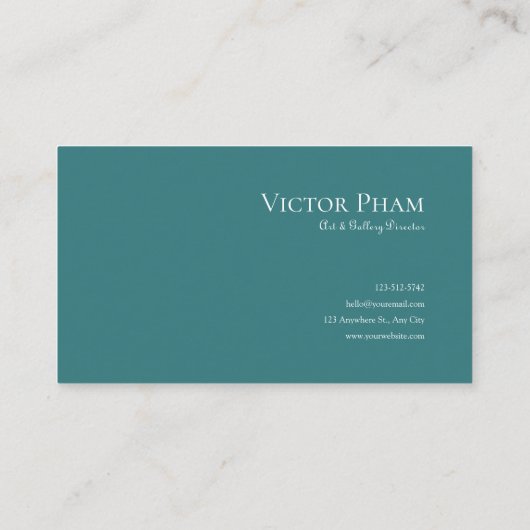 Full Moon Garden and Starry Green Mountain Valley 名刺 (裏面)