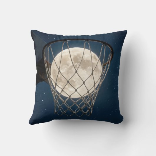 Full Moon In a Basketball Net クッション (裏面)