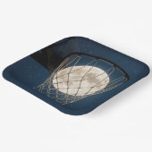 Full Moon In a Basketball Net ペーパープレート (傾斜あり)