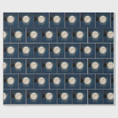 Full Moon In a Basketball Net ラッピングペーパー (フラット)