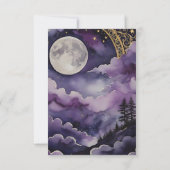 Full Moon Invocation Pagan Prayer Pocket Card 招待状 (裏面)