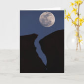 Full Moon | Monument Valley, Arizona カード (黄色い花)