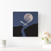 Full Moon | Monument Valley, Arizona スクエア壁時計 (ホーム)