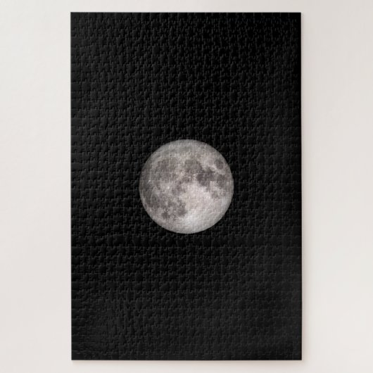 Full moon NASA image challenging 1000+ pieces ジグソーパズル (縦)