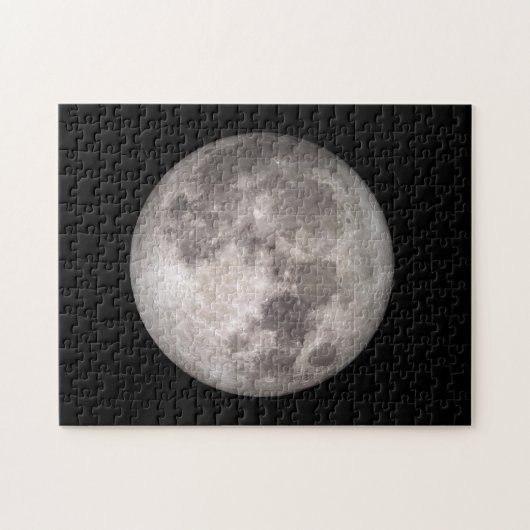 Full moon NASA image jigsaw puzzle ジグソーパズル (横)
