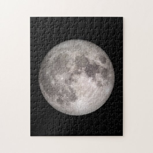Full moon NASA image jigsaw puzzle ジグソーパズル (縦)