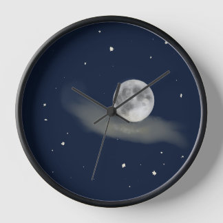 Full moon night 壁時計