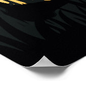 Full Moon Night Landscape Poster ポスター (角)