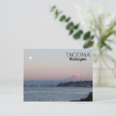 Full Moon Over Tacoma,ワシントン・トラベル ポストカード (スタンド正面)