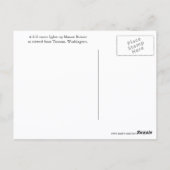 Full Moon Over Tacoma,ワシントン・トラベル ポストカード (裏面)