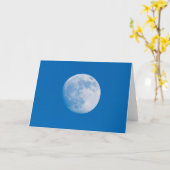 Full Moon Over The City Of Montreal カード (黄色い花)