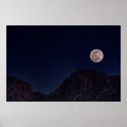 FULL MOON OVER THE MOUNTAIN ポスター (正面)