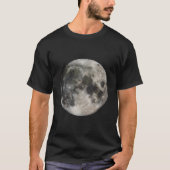 Full Moon Phase Space Love Photography Astronomy Tシャツ (正面)