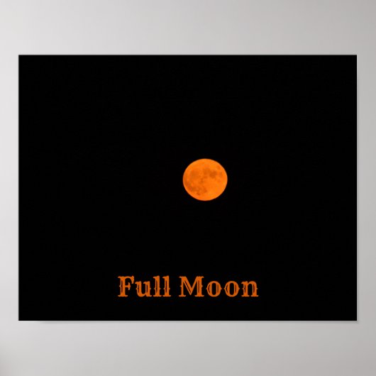 Full Moon Photoポスター ポスター (正面)