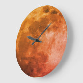 Full moon picture ラージ壁時計 (傾斜)