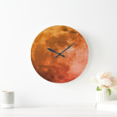 Full moon picture ラージ壁時計 (ホーム)