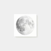 Full Moon Post It Notes/ホワイト ポストイット (正面)