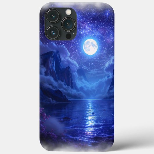 Full Moon Reflection iPhone 13 Pro最大ケース Case-Mate iPhoneケース (裏面)