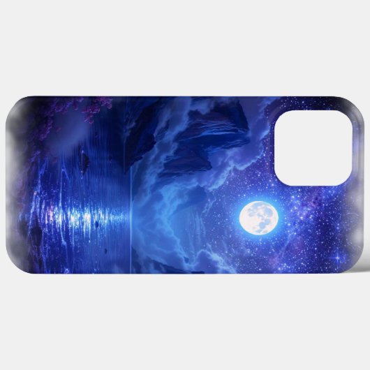 Full Moon Reflection iPhone 13 Pro最大ケース Case-Mate iPhoneケース (裏面 (横))