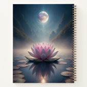 Full Moon Reflection – Lunar Witch Spiritual ノートブック (裏面)