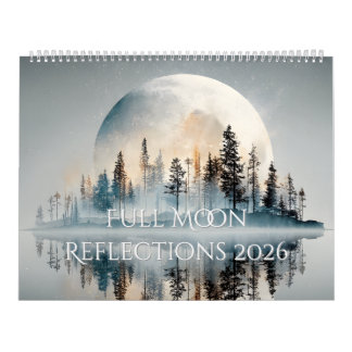 Full Moon Reflections 2026 Calendar カレンダー