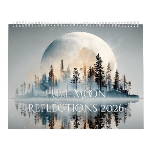 Full Moon Reflections 2026 Calendar カレンダー (カバー)