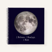 Full Moon Ritual I Release I Realign I Rise ノートブック (正面)
