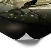 Full Moon with bats and Raven ポスター (角)