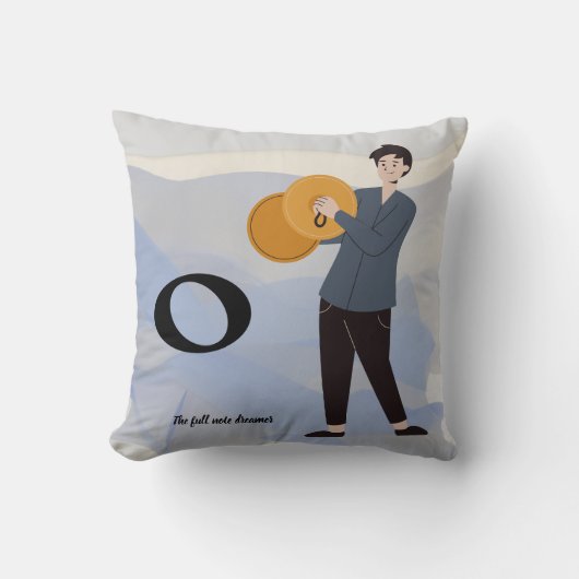Full Note Dreamer  クッション (正面)