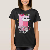 Full of crackhead energy meme Silly Funny Cat Tシャツ (正面)