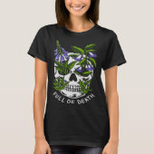 Full Of Death Skull Botanical Tシャツ (正面)