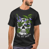 Full Of Death  Skull Botanical Tシャツ (正面)
